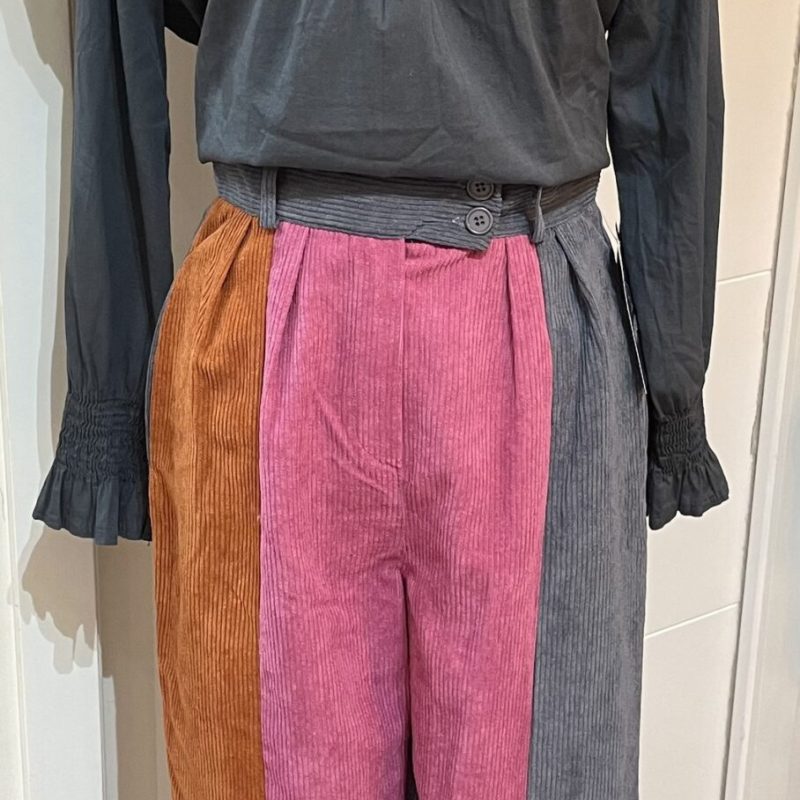 PANTALON PANA TRICOLOR 10117