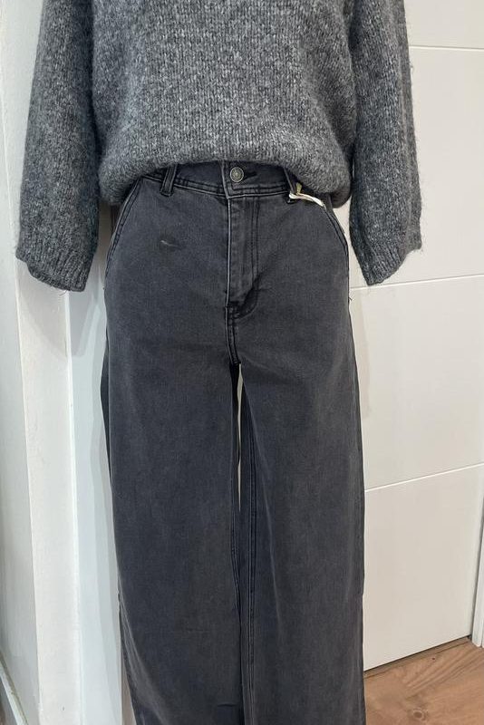 PANTALON VAQUERO NEGRO JD394