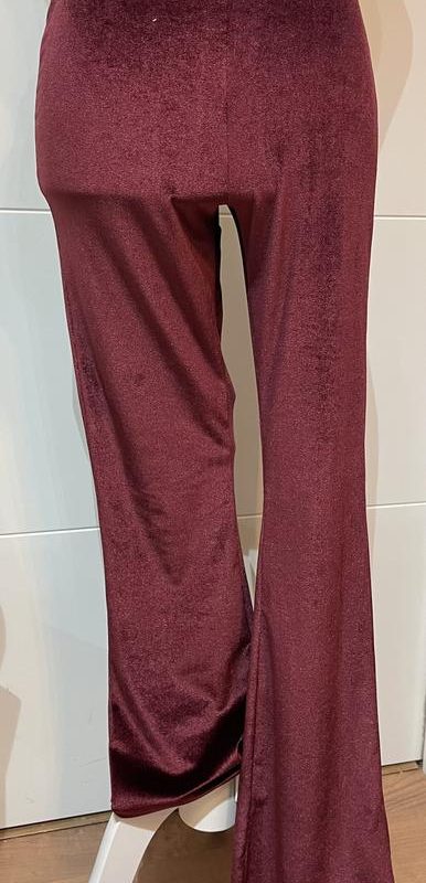 PANTALON BURDEOS TERCIOPELO