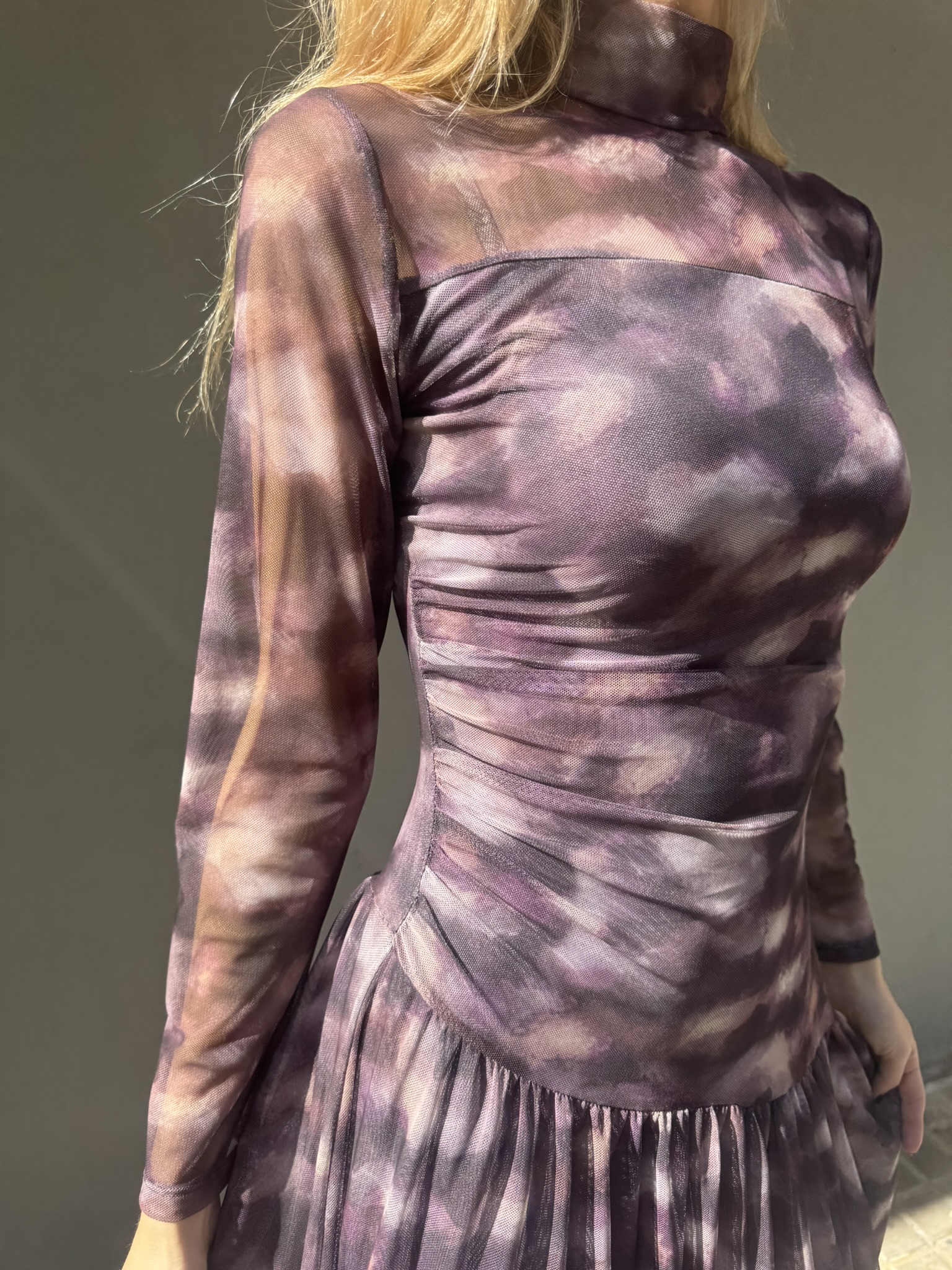 VESTIDO TUL ROSACEO - Imagen 3