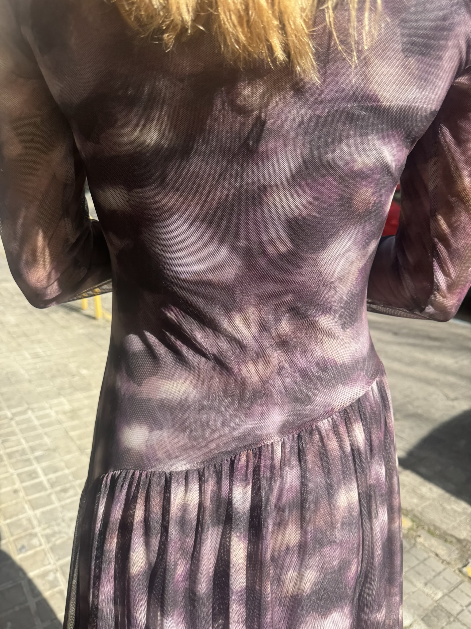 VESTIDO TUL ROSACEO - Imagen 2