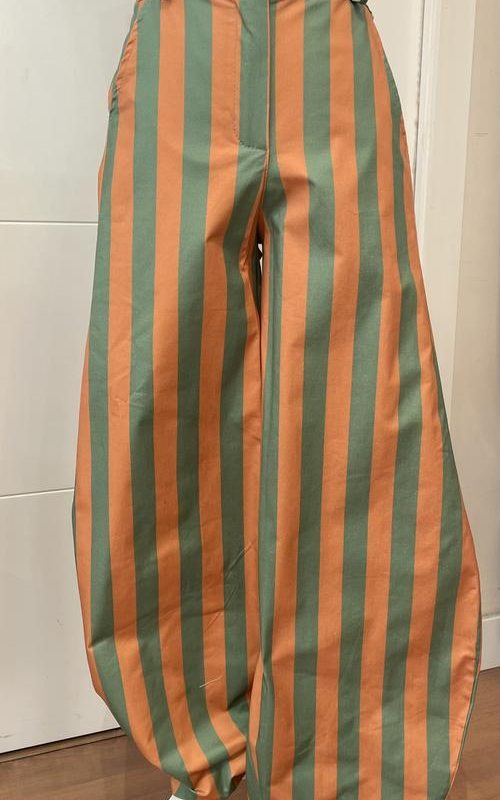 PANTALON BALLOON RAYAS ALGODÓN