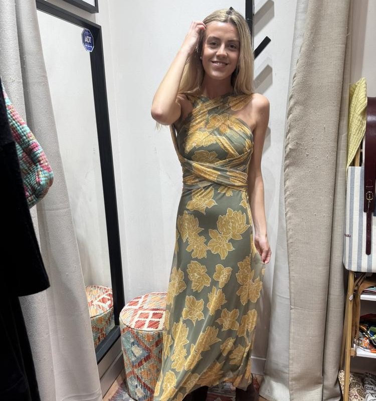 VESTIDO CRUCE CUELLO