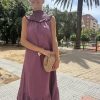 VESTIDO CUELLO BABERO