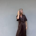 VESTIDO RASO MANGAS SUELTAS