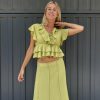 CAMISA VOLANTES DELANTEROS
