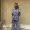 CONJUNTO CHALECO PANTALON RAYAS
