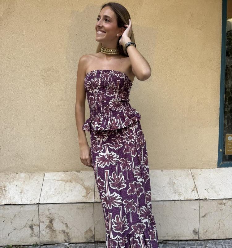 CONJUNTO DOS PIEZAS ESTAMPADO