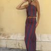 CONJUNTO FALDA Y TOP RAYAS