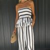 CONJUNTO TOP Y PANTALÓN RAYAS