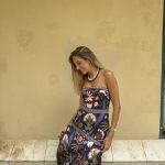 VESTIDO ABANICO COLORES
