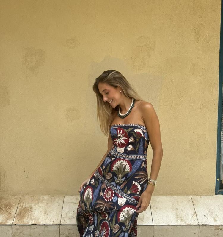 VESTIDO ABANICO COLORES