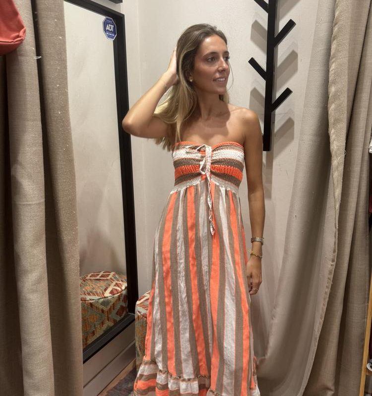 VESTIDO FLUOR PALABRA DE HONOR