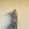CONJUNTO TOP Y PANTALON CUADROS