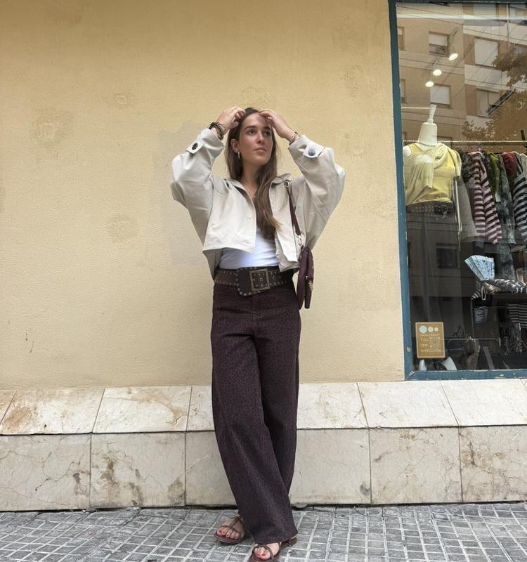 CHAQUETA GABARDINA CORTA